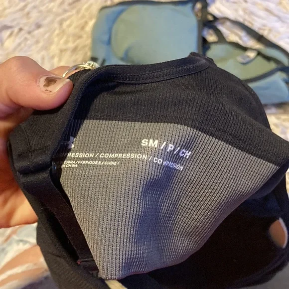 Under Armour Sports Bras - Black and Teal Set - Picture 5 of 5